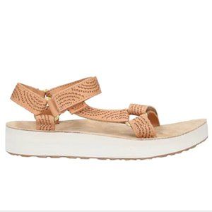 Teva Leather Flatform Sandals